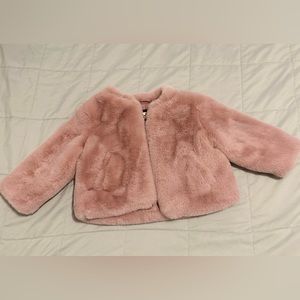 TODDLER FAUX FUR COAT